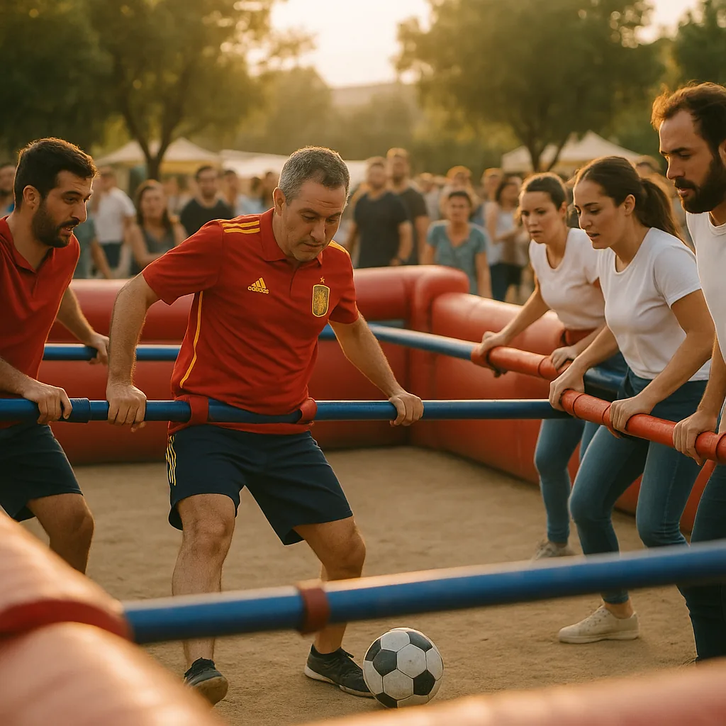 Futbolin Humano/Campo De Futbol Hinchable — Artistealo