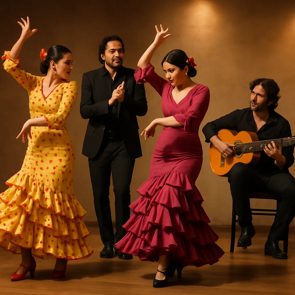 Gruppo di Flamenco para compleanno — Artistealo