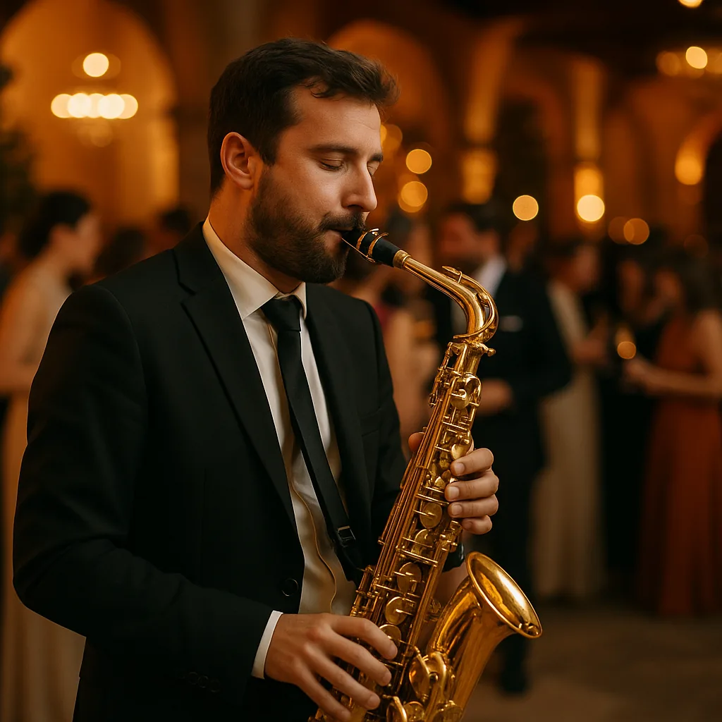 Sassofonista para matrimonio — Artistealo